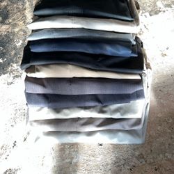 BUNDLE Mens Khaki Dress Pants 42x32 - 11 Total 