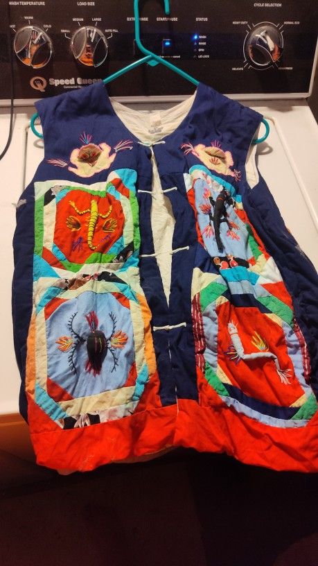 Vintage Chinese Vest Homemade
