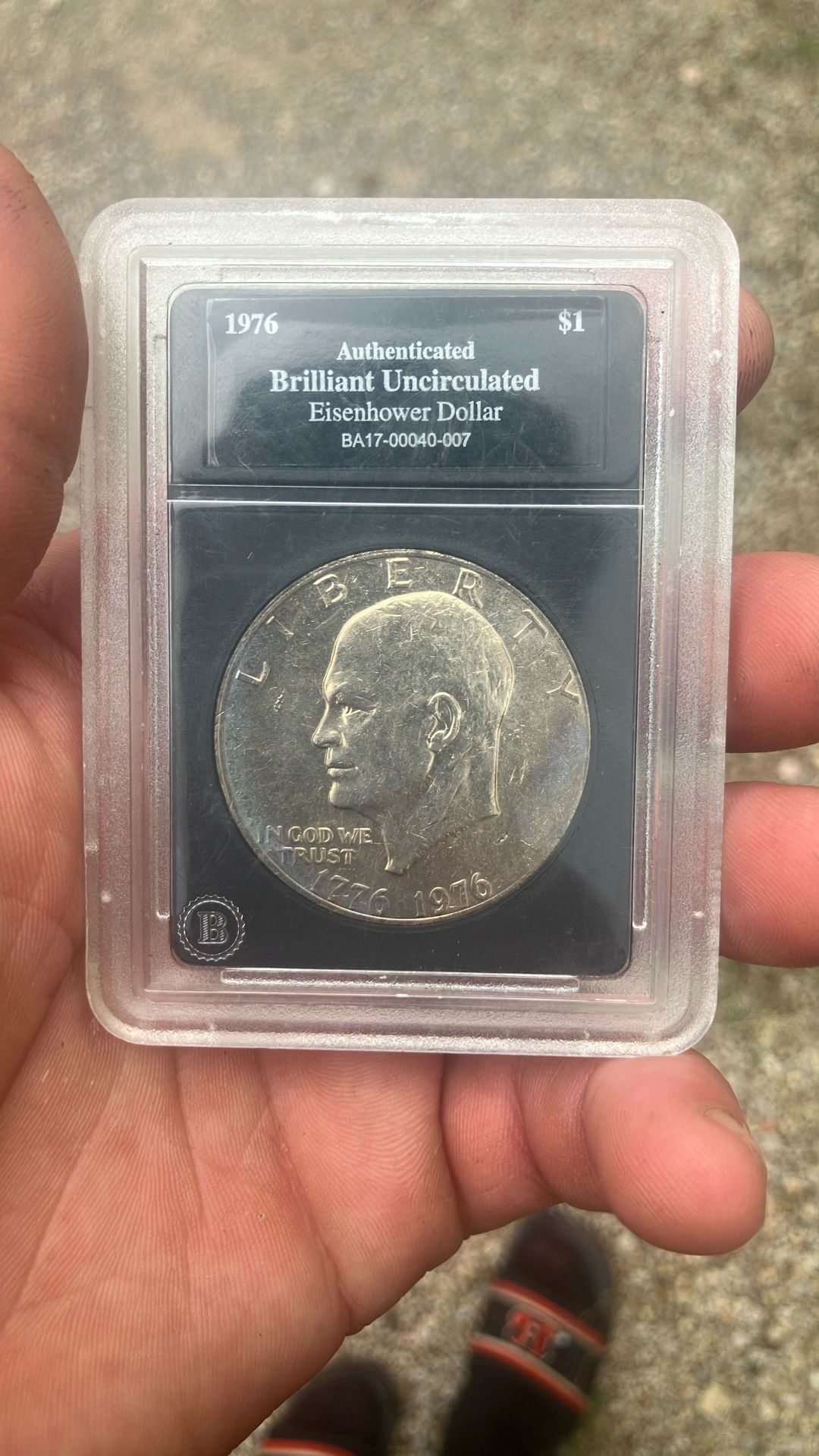 1(contact info removed) Eisenhower Dollar Uncirculated