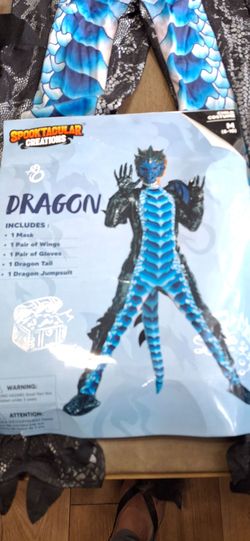 Traje de dragon para niño  completo