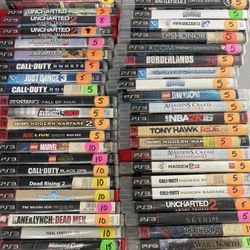 Sony PlayStation 3 ~ PS3 Games!!