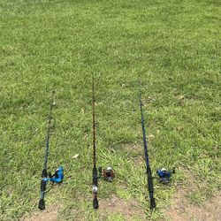 Shakespeare Fishing Combos  55 For All 3!!!!!