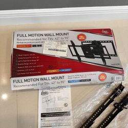 Full Motion Wall Mountain 42-90” TV