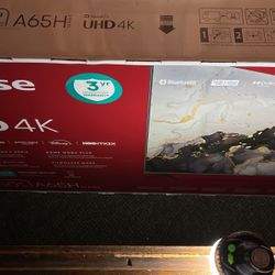 New 50’ Hisense Smart Tv