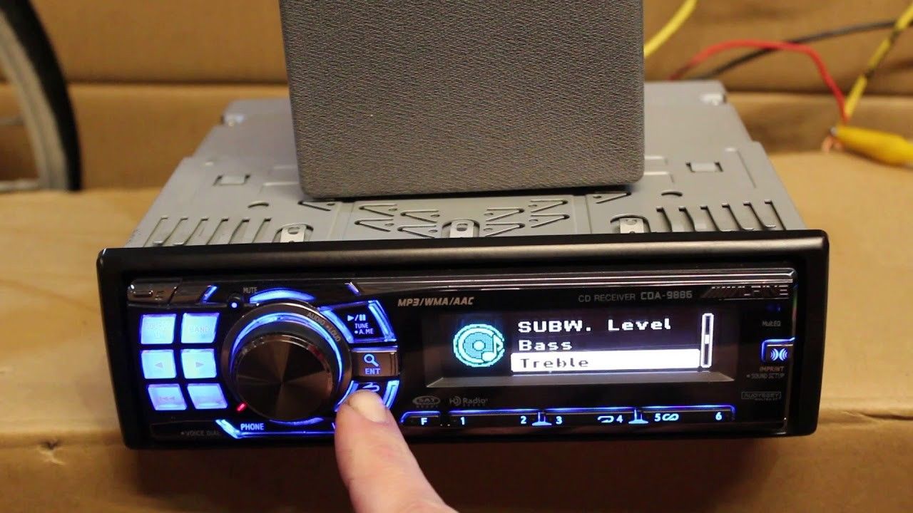 APLINE CAR STEREO/CD PLAYER