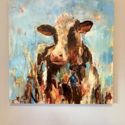 “HAPPY COW” by Z-GALLERIES Oversized