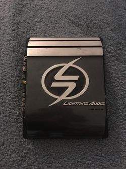LIGHTNING AUDIO AMPLIFIER AND 12” SUB IN PORTED BOX