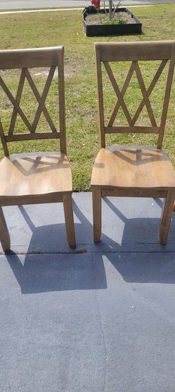 Country Style Solid Chairs 