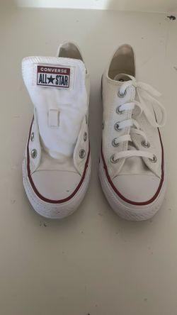 All Star Converse Low Top White Shoes