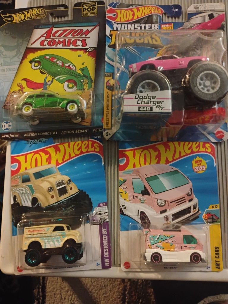 Hot Wheels Lot Of 4