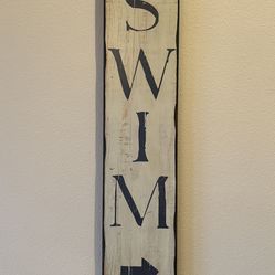 Swim sign
