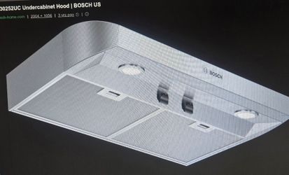 Bosch range hood
