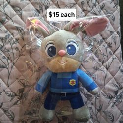 ZOOTOPIA PLUSHES 👉$15 EACH ONE 