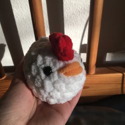 Mini Chicken Crochet Stuffed Animal