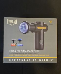 Everlast Hot & Cold Massage Gun – Wireless Deep Tissue