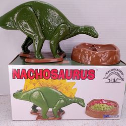Funwares Original Nachosaurus Snack and Dip Set, Dinosaur Nacho Holder New In Box🥑🦖