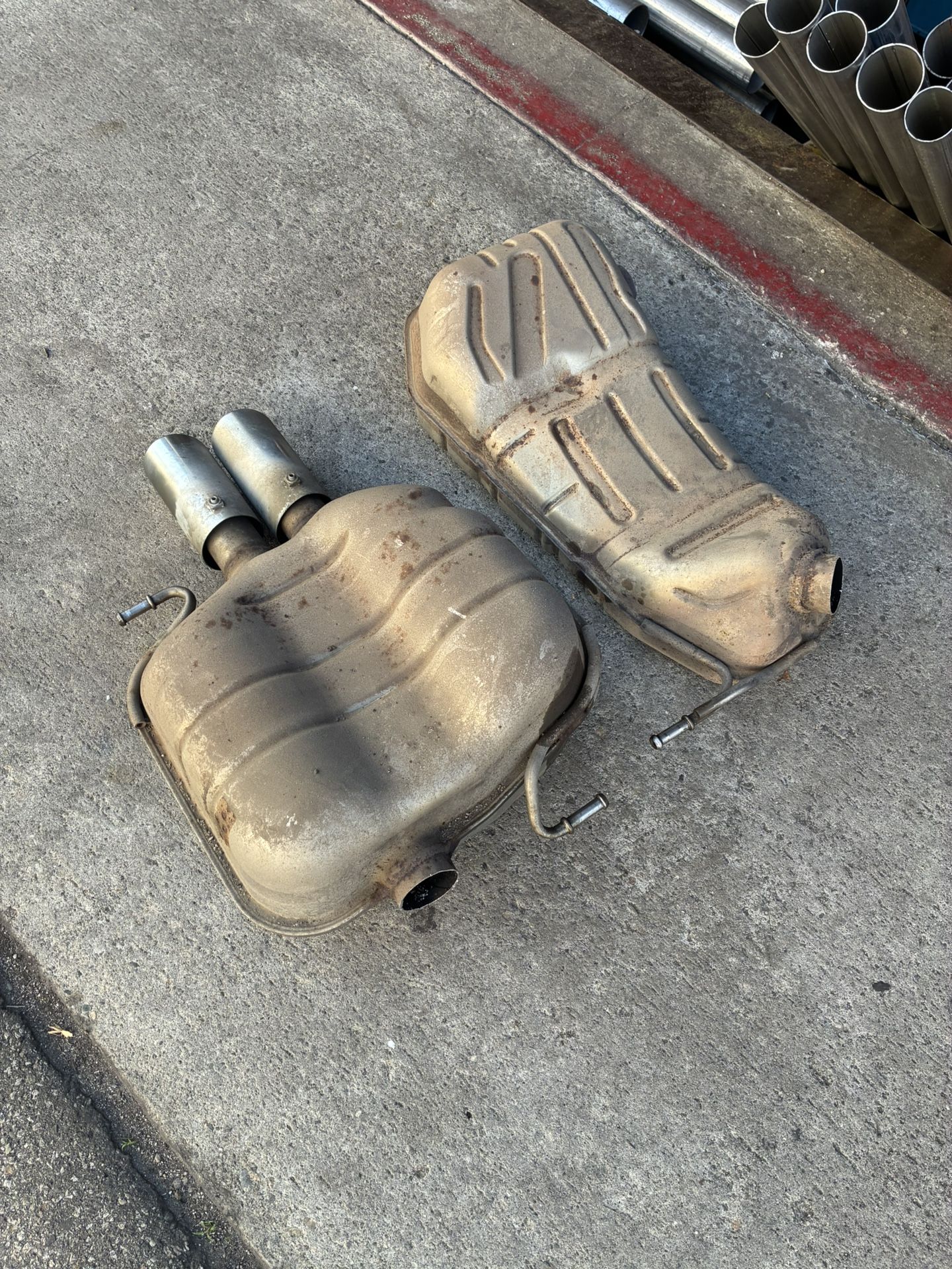 Vw Volkswagen Muffler Resonator Stock Oem