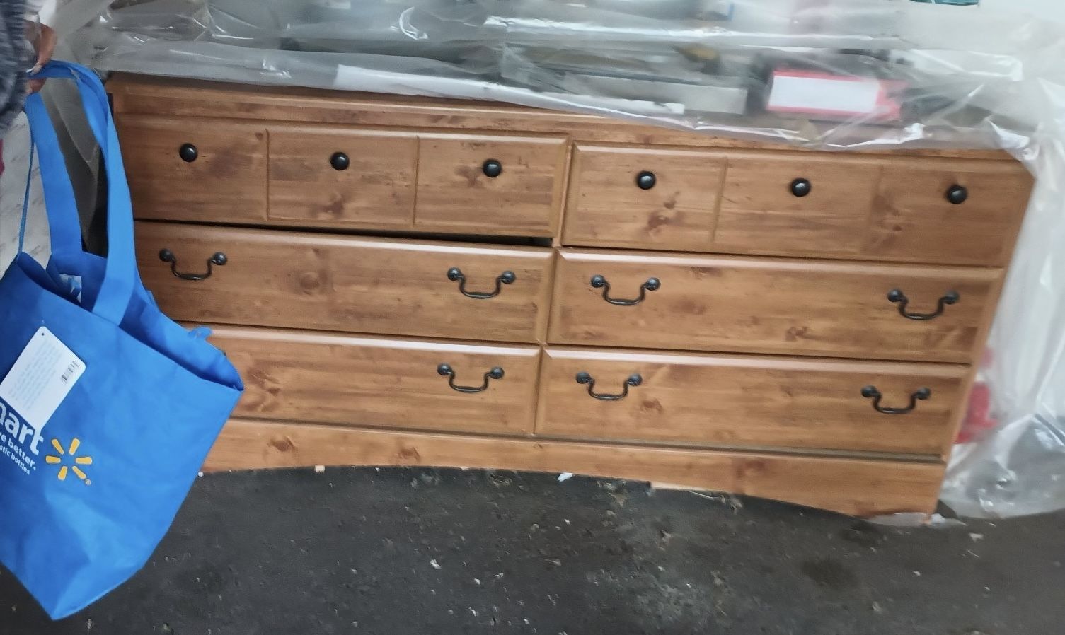 brown Dresser,twin Under The Bed No Mattress