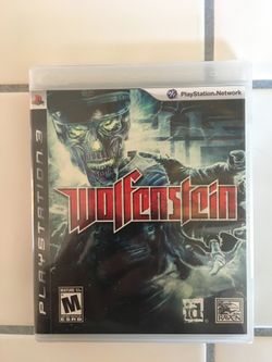 Sony PlayStation ps3 wolfenstein new never opened