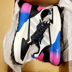 Adidas ZX 2K Boost White/Black/Pink Shoes