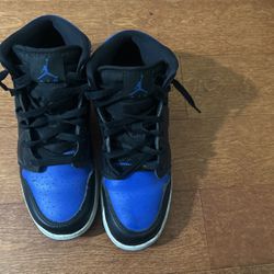 Jordan 1 Blue And Black Size 7