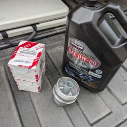 Toyota Filters, Filter Housing And 5 Qts Oil