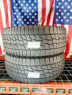 265/50R20 FALKEN WILDPEAK A/T ALL TERRAIN P265/50R20 OEM FACTORY REPLACEMENT TAKE-OFF USED TIRES TRUCK SUV SPORT CAR SEDAN JEEP 265 50 20