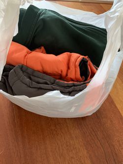 Full bag of boy clothes