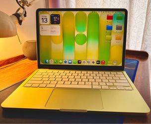 Yellow MacBook NEO