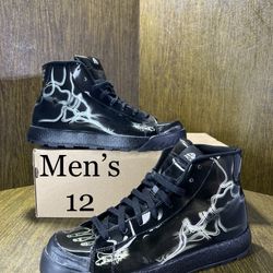 NIKE / Halloween Blazer Mid ACG Premium QK / X-RAY /  Skeleton Bones Shoes Horror Kicks / Men's 12 / Like New w/ Box!! / Black