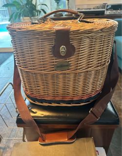 Wicker Picnic Basket Set