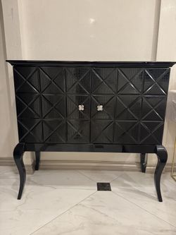 Armani Xavira Monte Cristo Modern Black Buffet