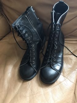BCBGeneration Black Combat Boots