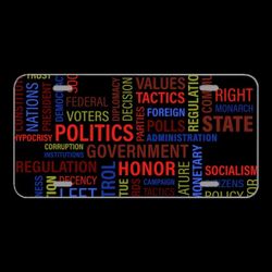 License Plate Novelty Car Front Words Wordle Cloud Word Cloud