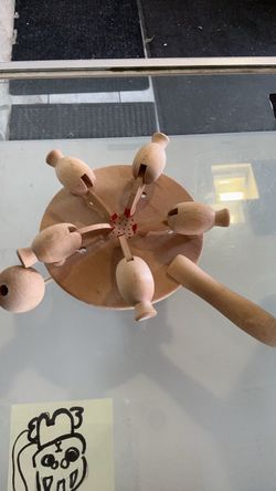 Wooden Whack-a-Mole Toy with Mallet