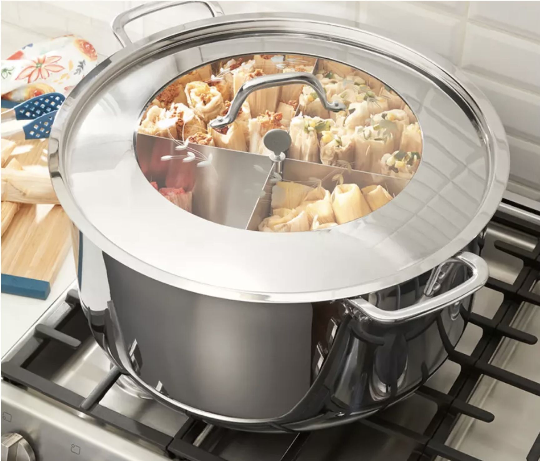 Princess House Tamalera 47 Qt Con Divisor