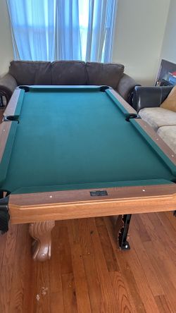 Brand new assembled pool table