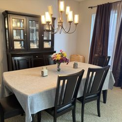 Dining Table Hutch And China Cabinet
