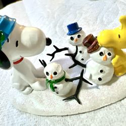 Dept. 56 PEANUTS Snoopy & Woodstock The More The Merrier Holiday Figurine