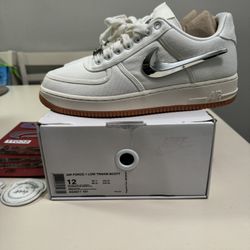 Air Force 1 Travis Scott Sail size 12 mens U.A.S.R3.P.s