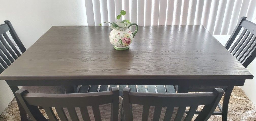 Counter Height Dining Table With 6 Chairs