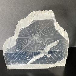 Acrylic  Glass Laser Art Paperweight 