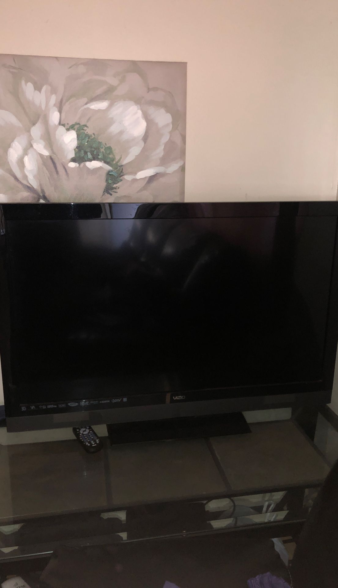 Vizio flat screen tv 40”