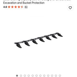 VEVOR Bucket Tooth Bar, 60''