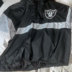 RAIDERS CROPPED WINDBREAKER