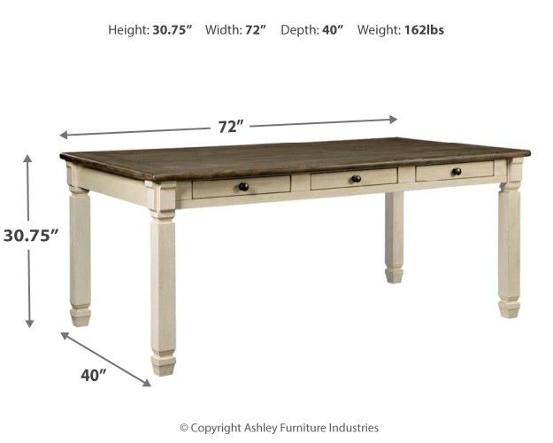 New Ashley Dinette Table