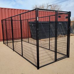 14x5x6 Extra Large Heavy Duty Outdoor Dog Kennel Run 8 Gauge Mesh  Jaula (New) 