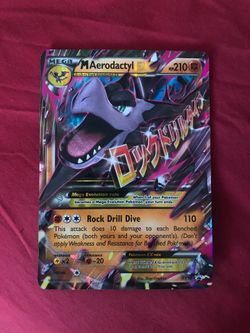 M Aerodactyl Ex Big Card