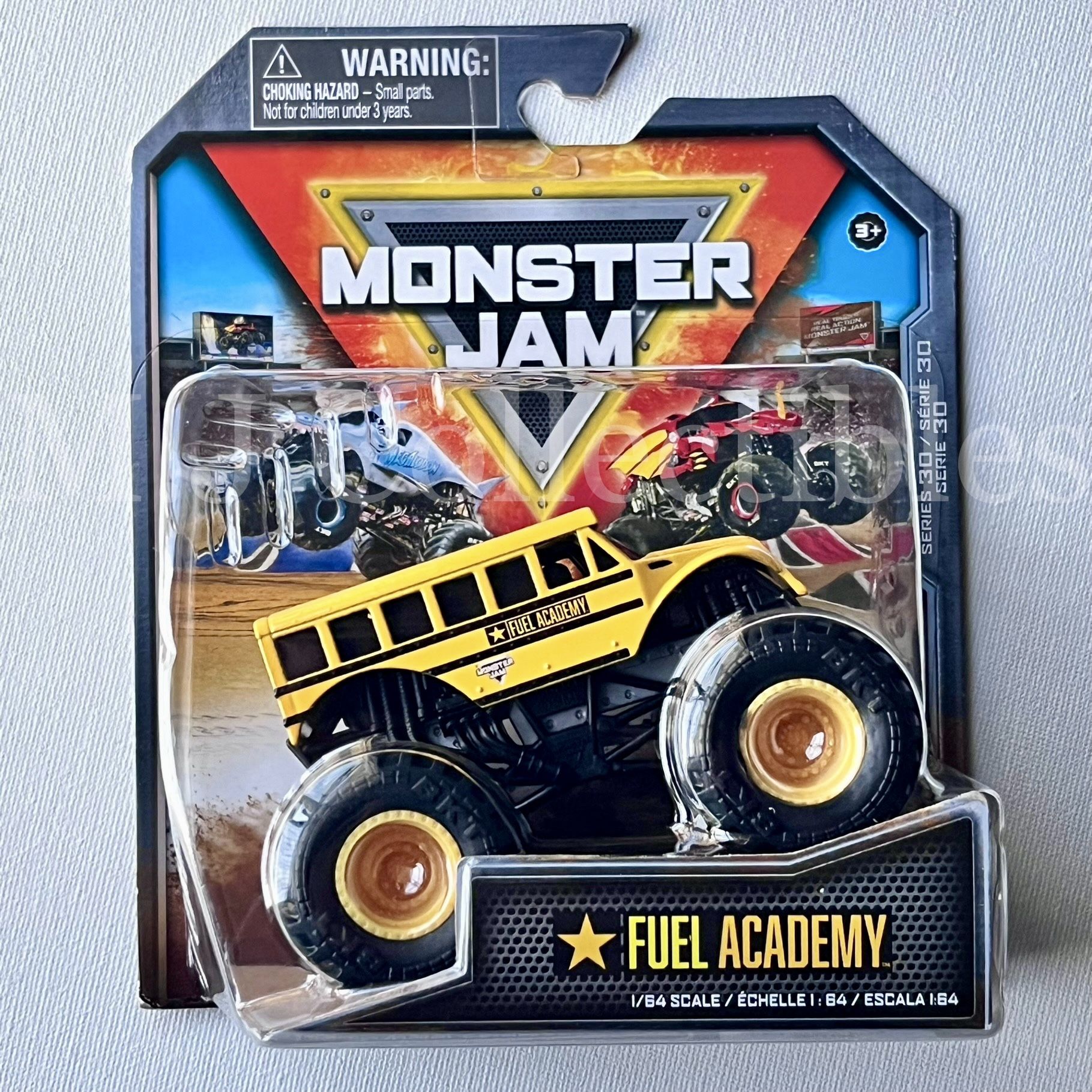 Monster Jam FUEL ACADEMY 2024 Series 30 Trucks On Duty True-Metal 