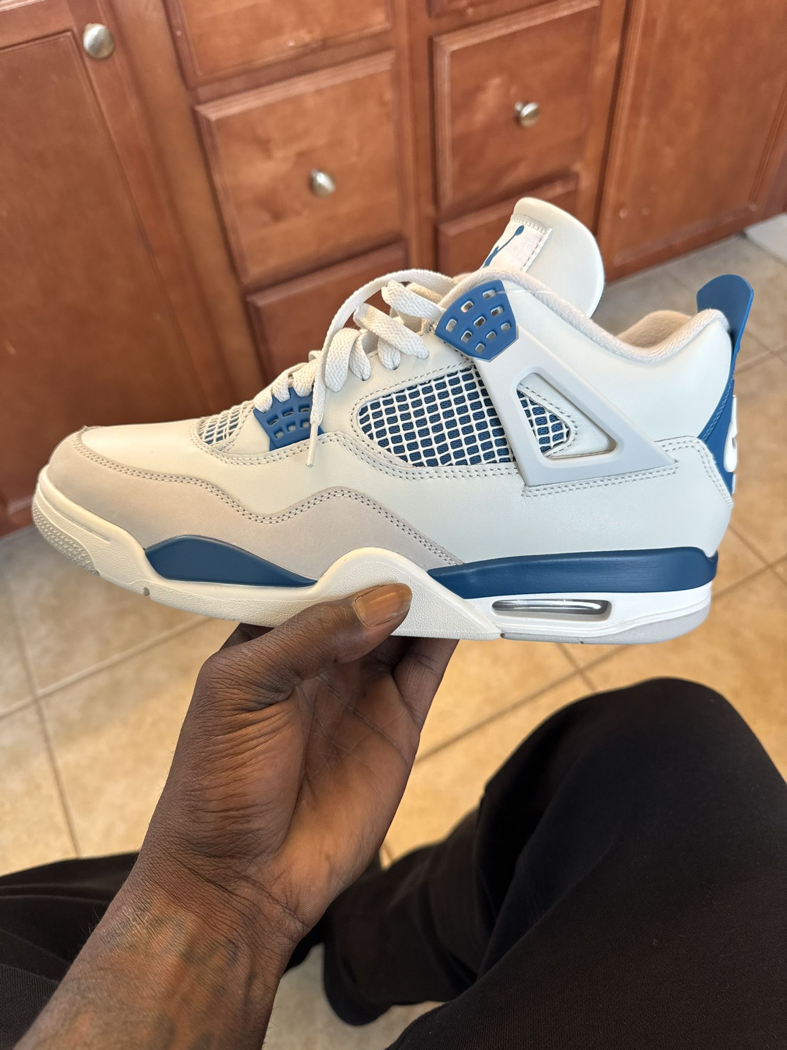 Industrial Blue (Military) Jordan 4s Size 11